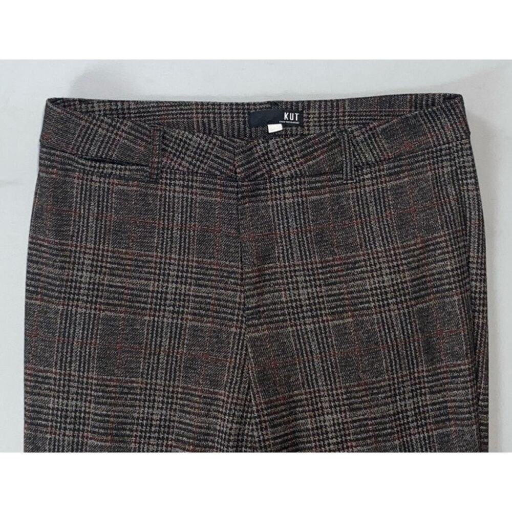 Liverpool Jeans Co Tapered Ankle Flannel Feel Pants, Trousers. Plaid, Women's 12 - Picture 6 of 9
